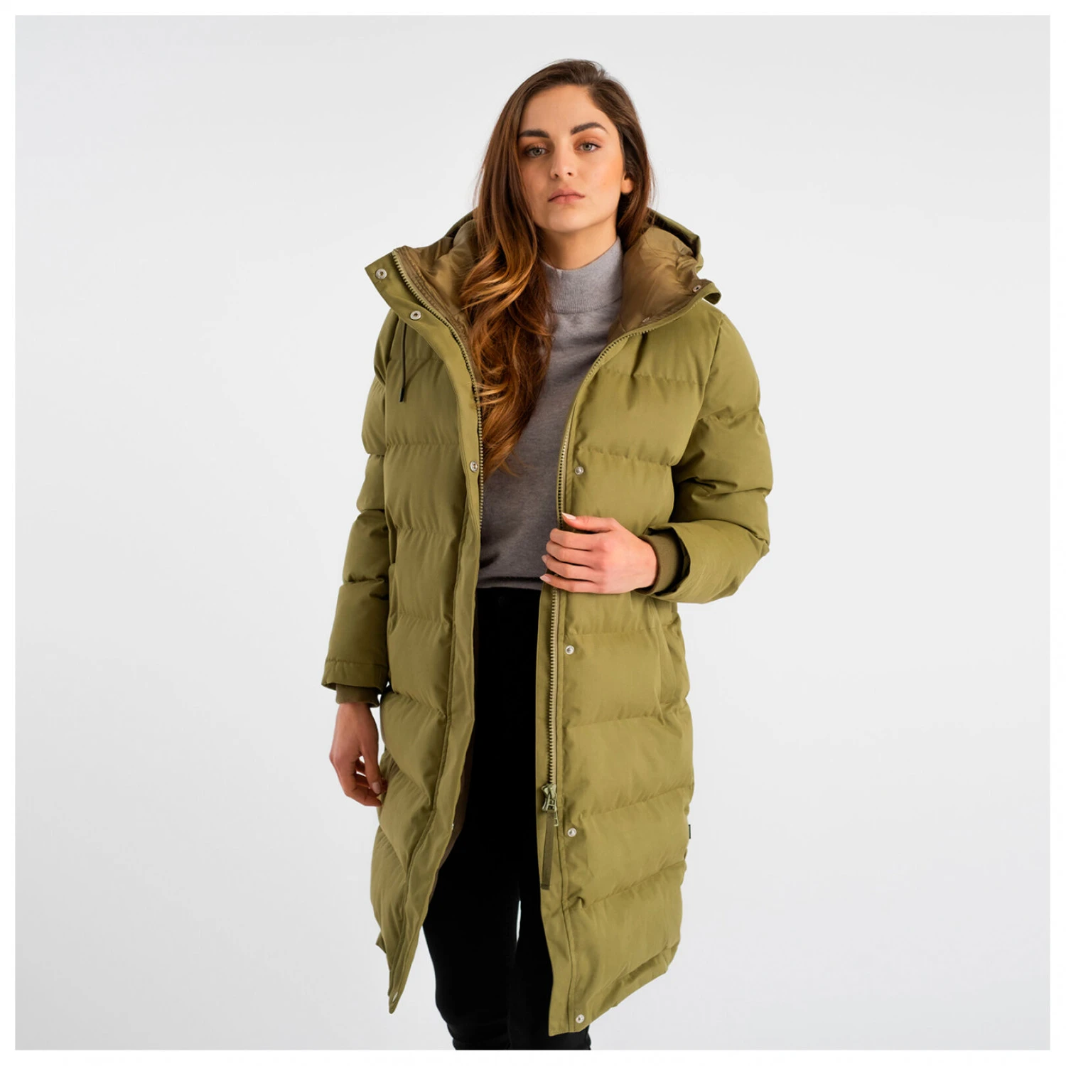 Women's Hooded Puffer Coat - Coat 8 Women's Hooded Puffer Coat - Coat - Image 6