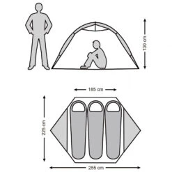 Stoic Njavve 3P Tent - 3-person Tent -Outdoor Gear Series Store stoic njavve 3p tent 3 person tent detail 11